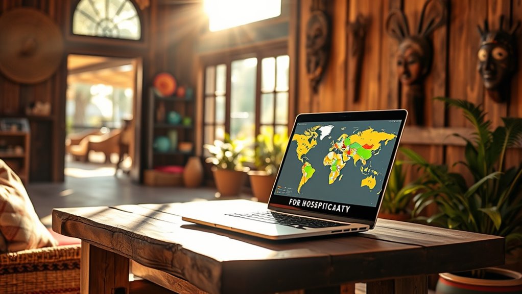 african hospitality website localization