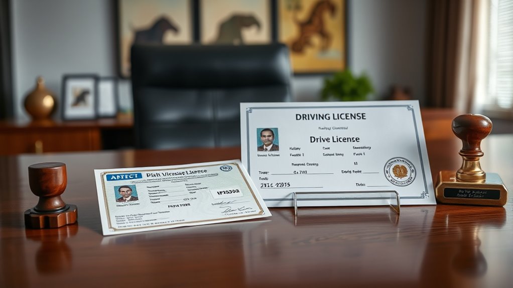 certified driving license translation