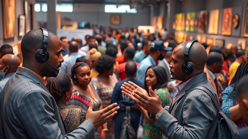 key languages for exhibitions