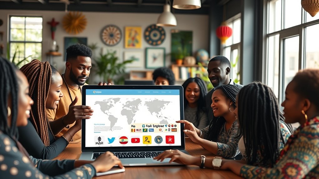 prioritize multilingual african sites