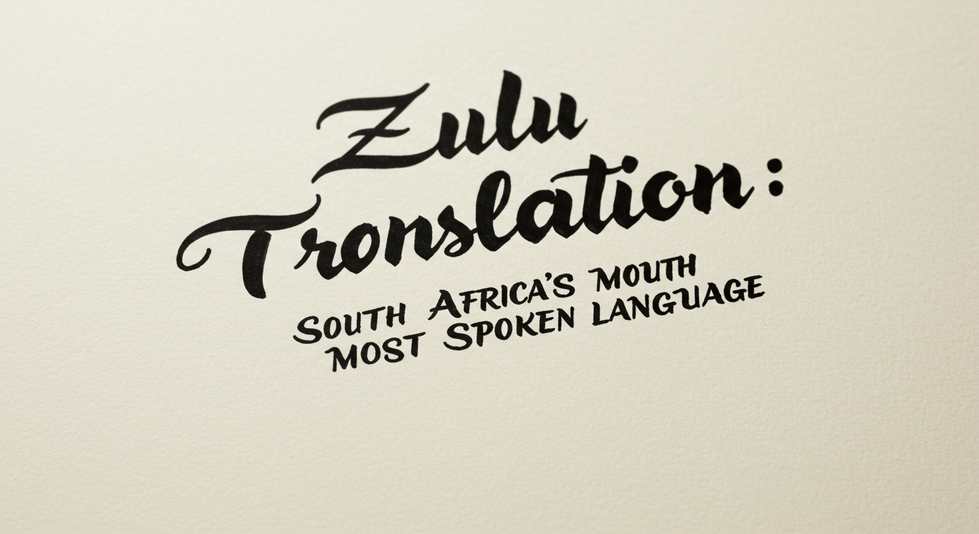 Zulu Translation: South Africa's Most Spoken Language