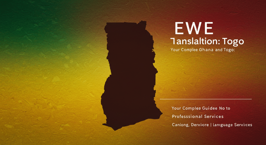 Ewe Translation: Ghana and Togo - Your Complete Guide to Professional Language Services