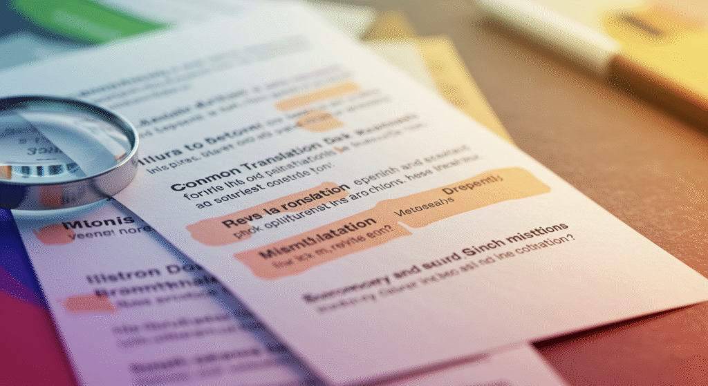 Common Mistakes to Avoid When Translating Documents: Ensure Accuracy and Clarity